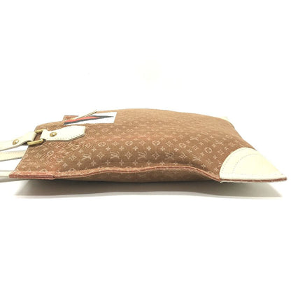 Louis Vuitton Tote Tangier Leather Canvas Beige — view 4