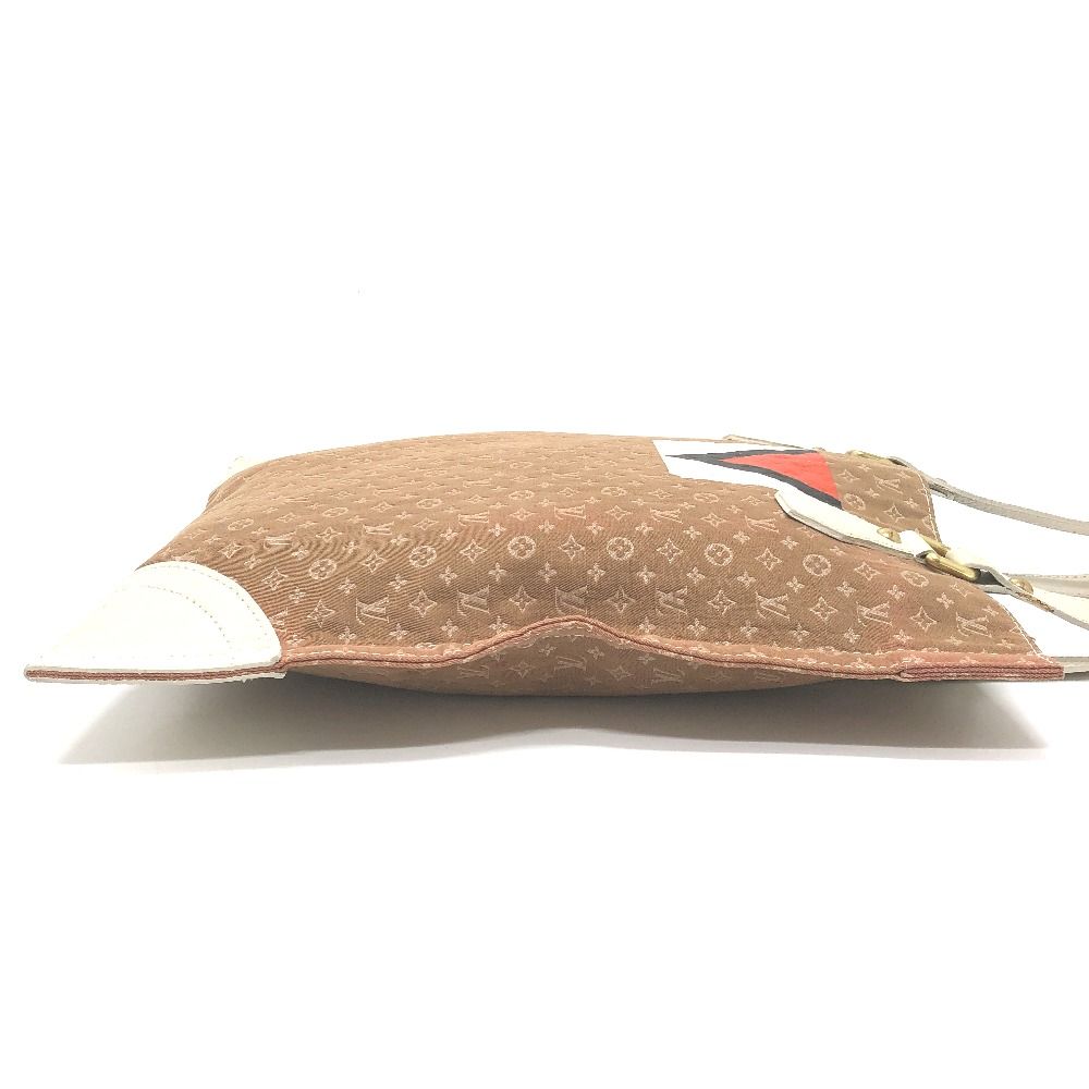 Louis Vuitton Tote Tangier Leather Canvas Beige — view 3
