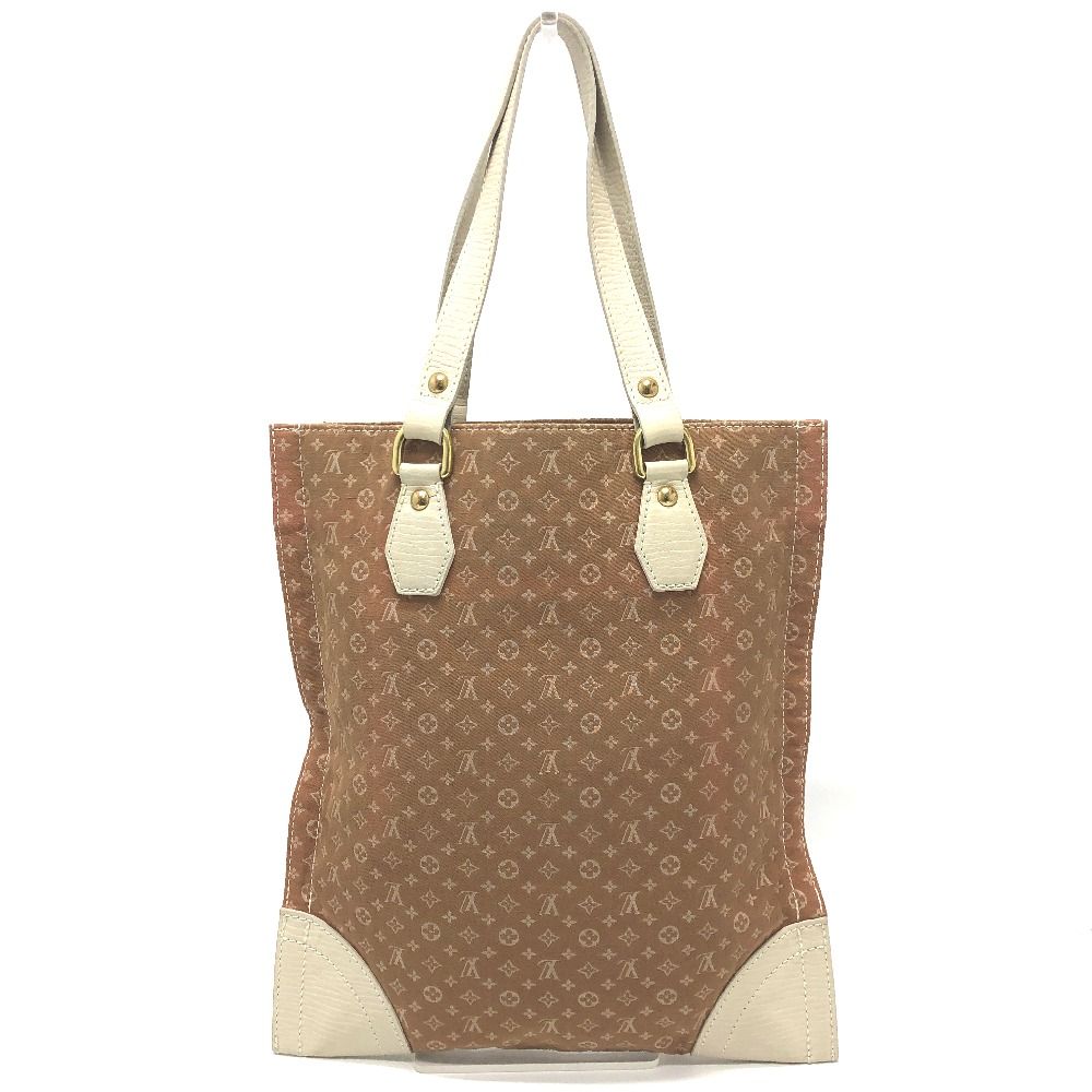 Louis Vuitton Tote Tangier Leather Canvas Beige — view 2