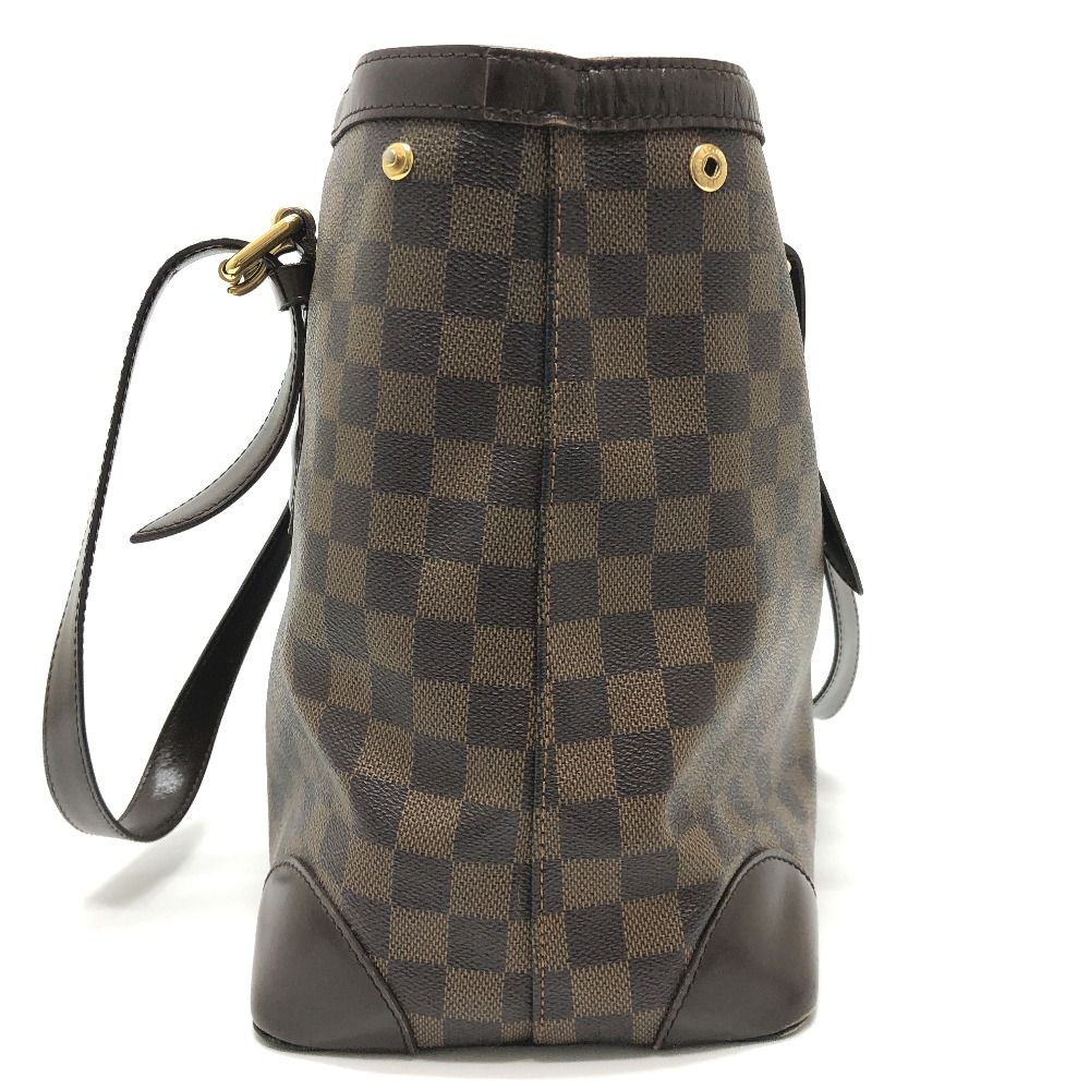 Louis Vuitton Shoulder Bag Hampstead MM Damier Canvas Ebene Brown — view 4