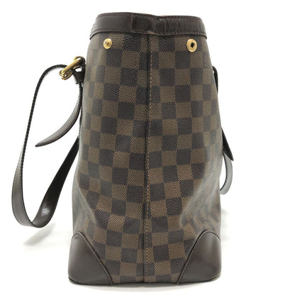 Louis Vuitton Shoulder Bag Hampstead MM Damier Canvas Ebene Brown — view 4