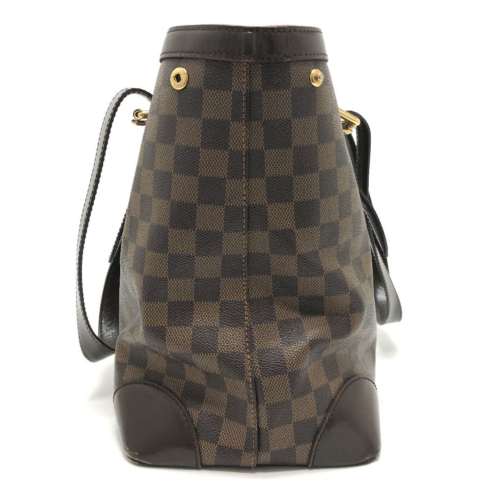 Louis Vuitton Shoulder Bag Hampstead MM Damier Canvas Ebene Brown — view 3