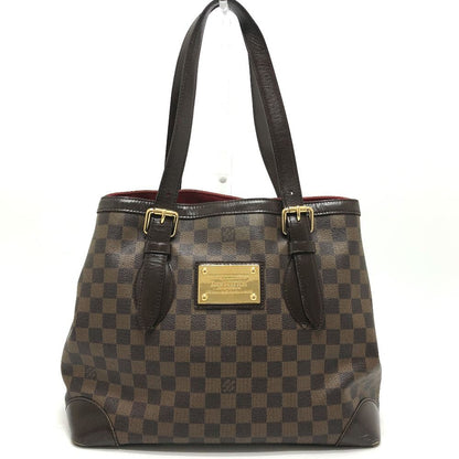 Louis Vuitton Shoulder Bag Hampstead MM Damier Canvas Ebene Brown