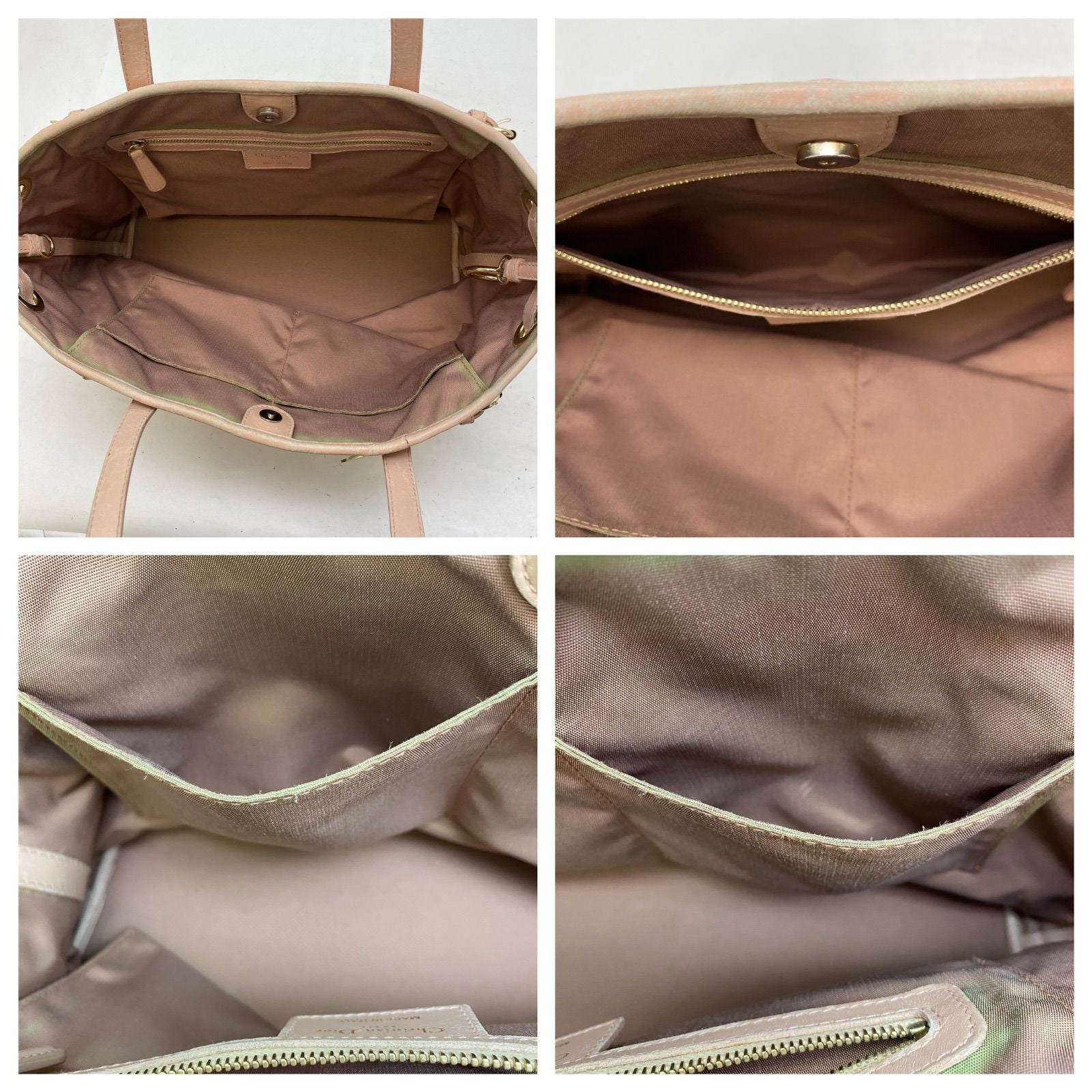 Dior Cannage Pana Tote Pink Charm Travel Mothers — view 8