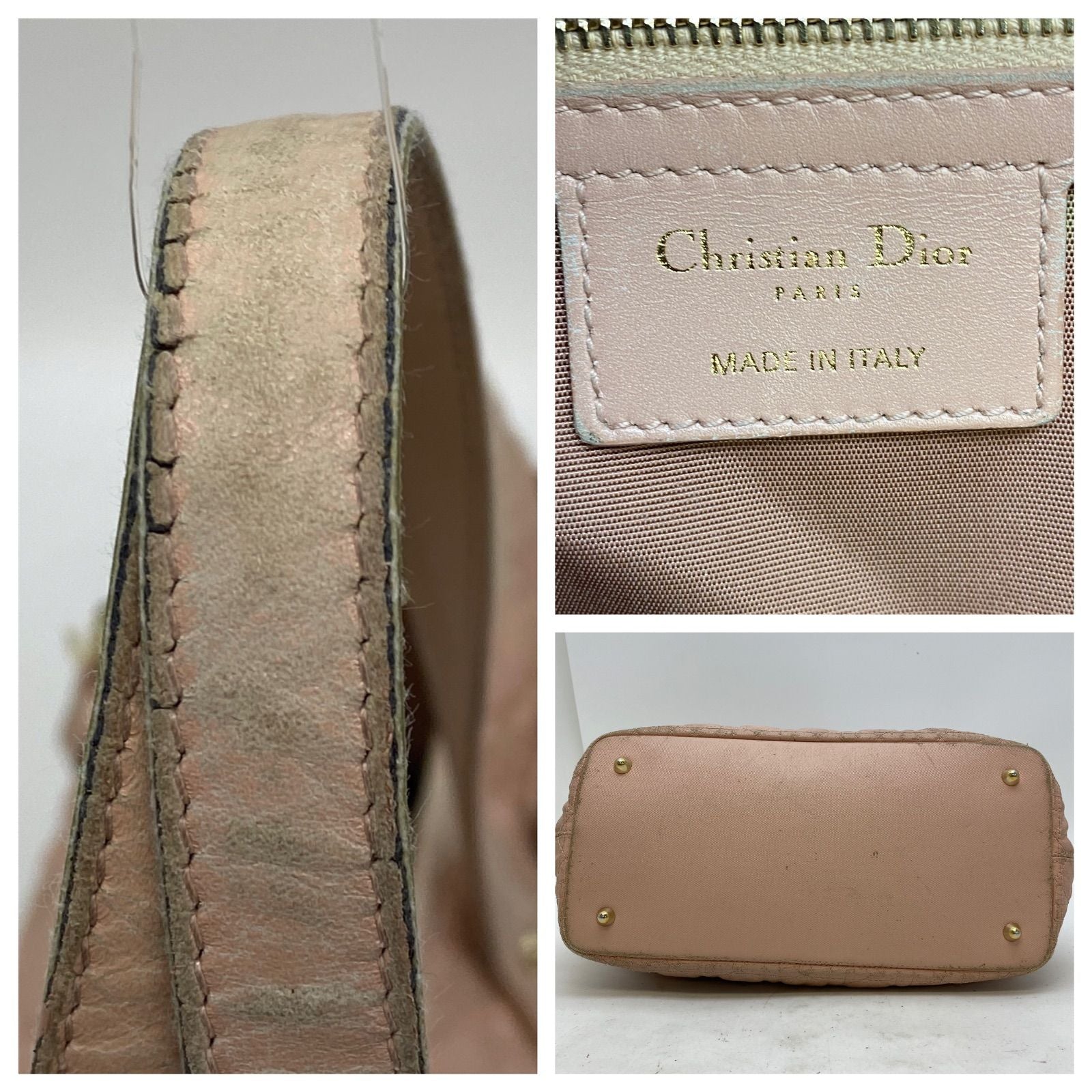 Dior Cannage Pana Tote Pink Charm Travel Mothers — view 5