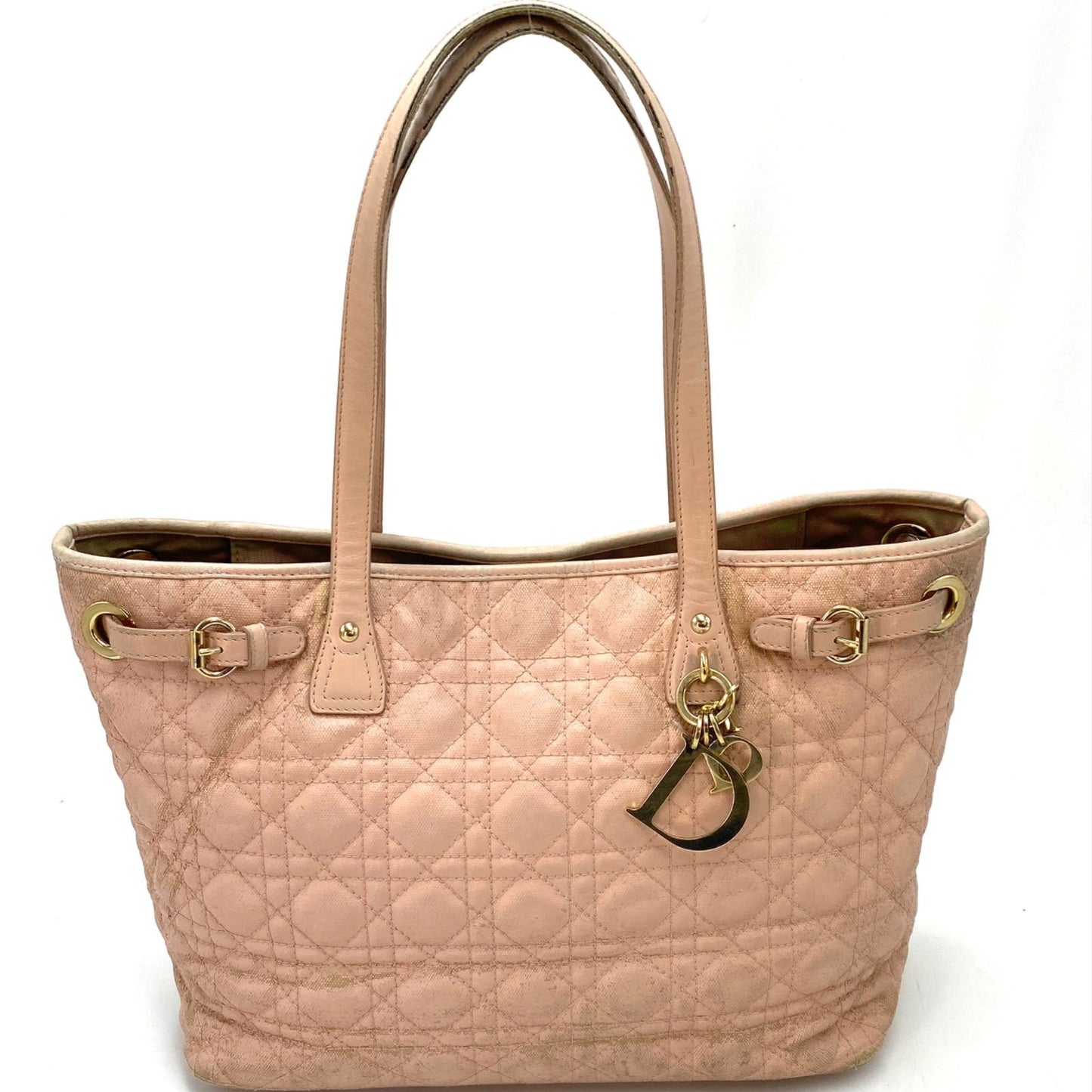 Dior Cannage Pana Tote Pink Charm Travel Mothers