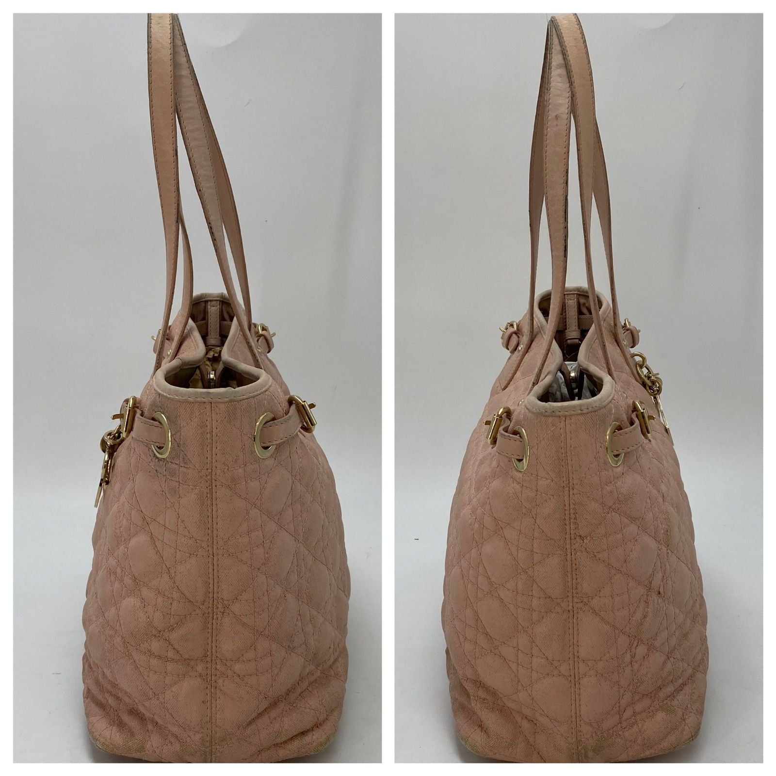 Dior Cannage Pana Tote Pink Charm Travel Mothers — view 4