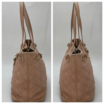 Dior Cannage Pana Tote Pink Charm Travel Mothers — view 4