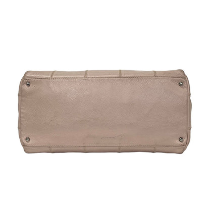 Chanel Shoulder Bag Chocolate Bar Light Pink Silver — view 5