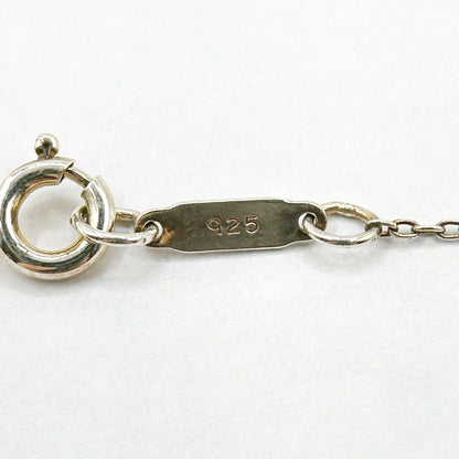 Tiffany & Co Feather Yellow Gold Silver Necklace 38 cm — view 5