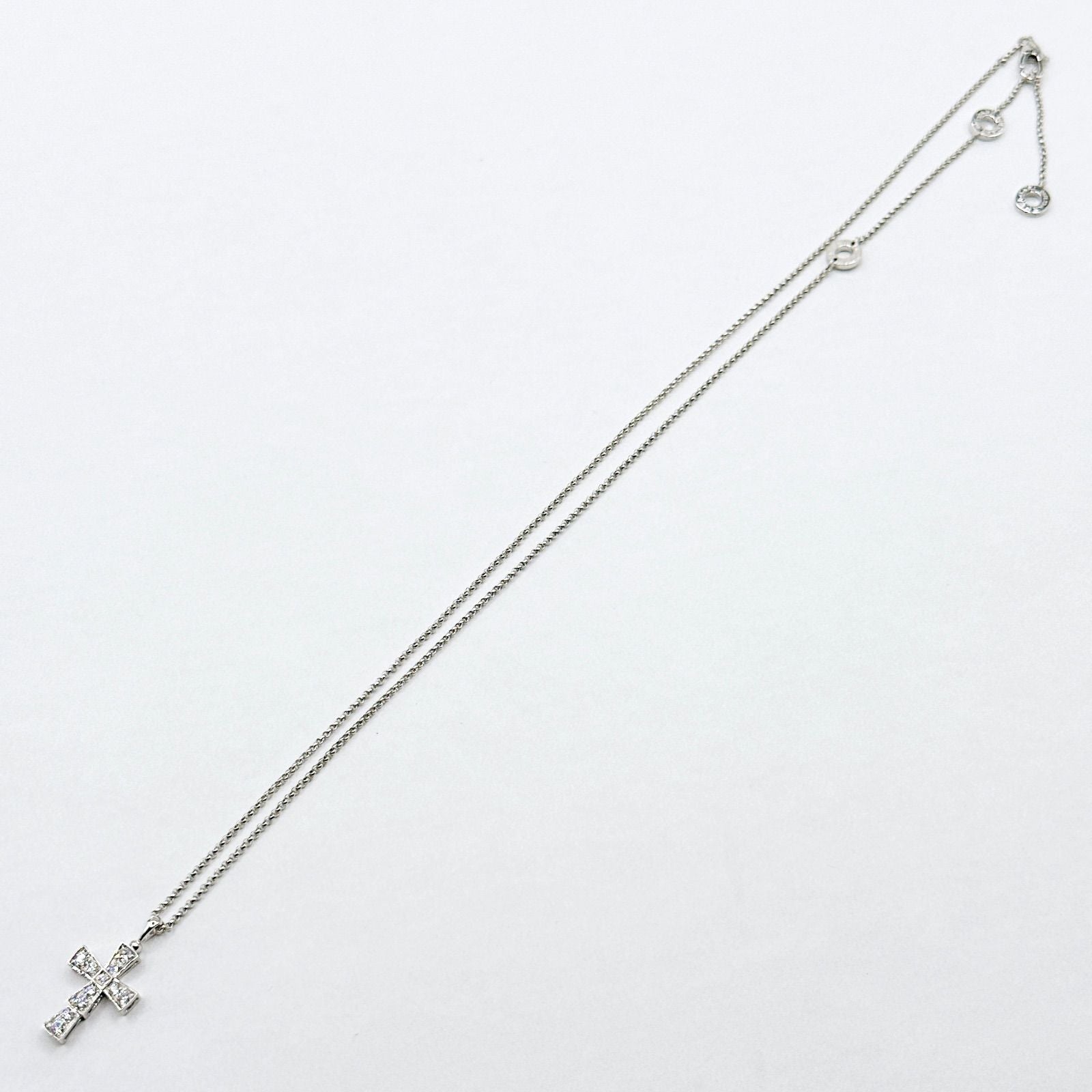 Bvlgari Serpenti Cross White Gold Necklace Cm — view 6