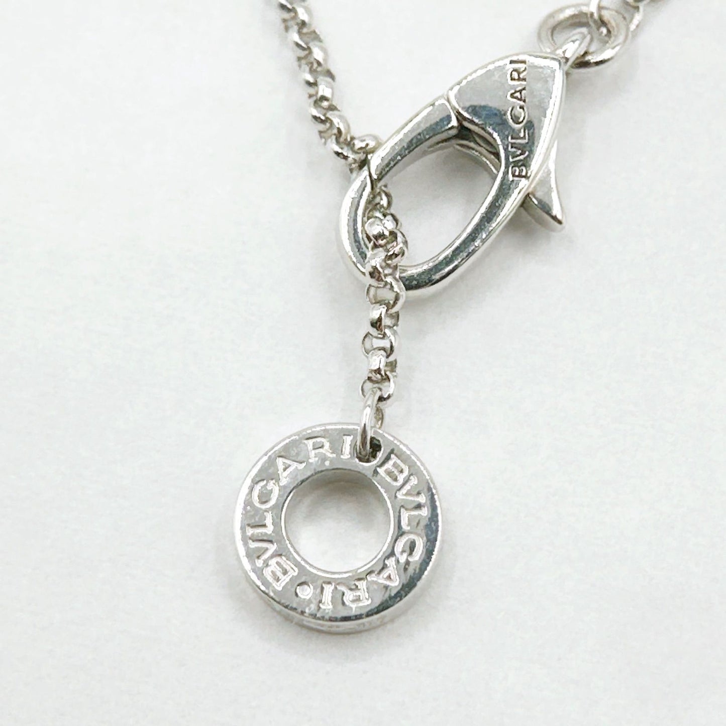 Bvlgari Serpenti Cross White Gold Necklace Cm — view 4