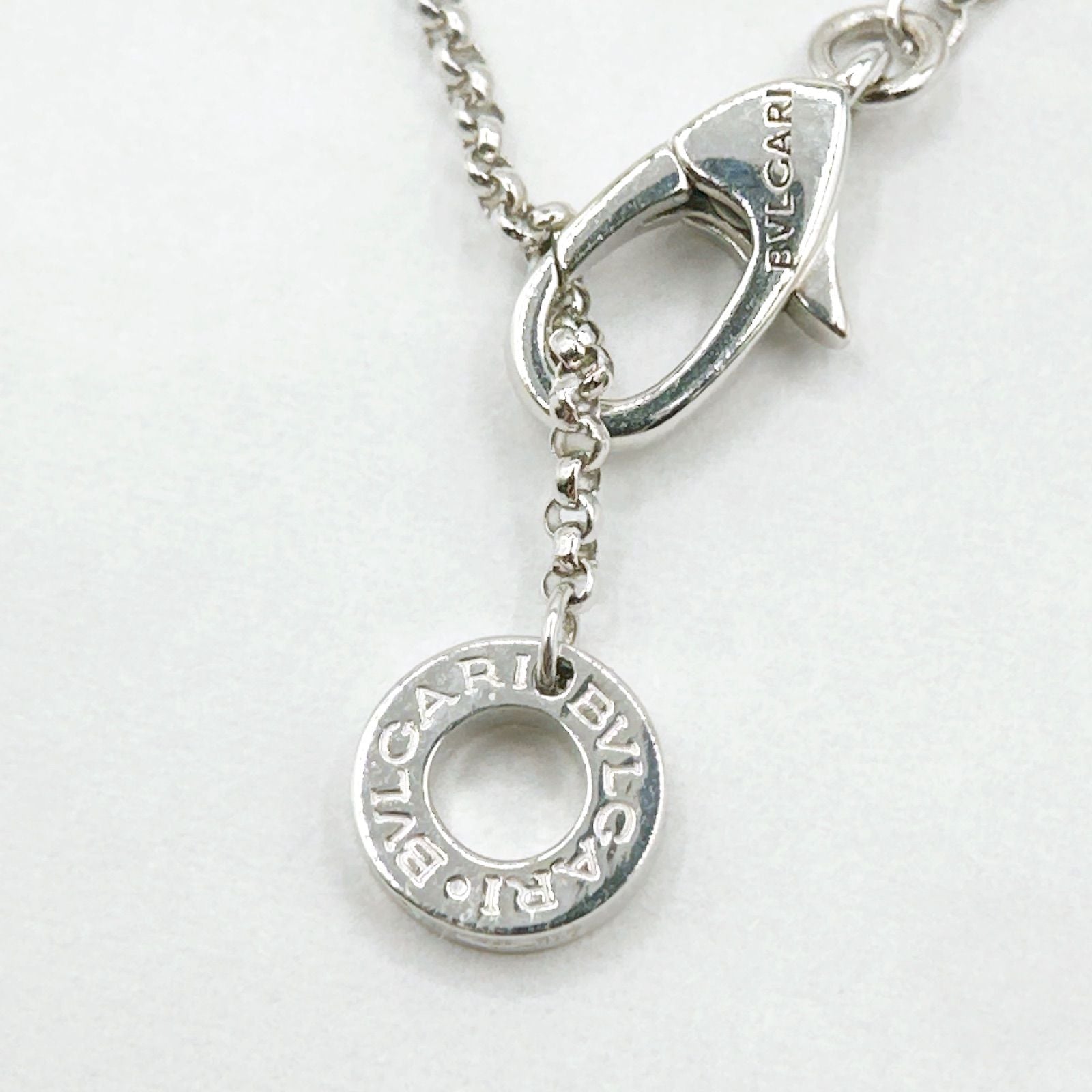 Bvlgari Serpenti Cross White Gold Necklace Cm — view 4