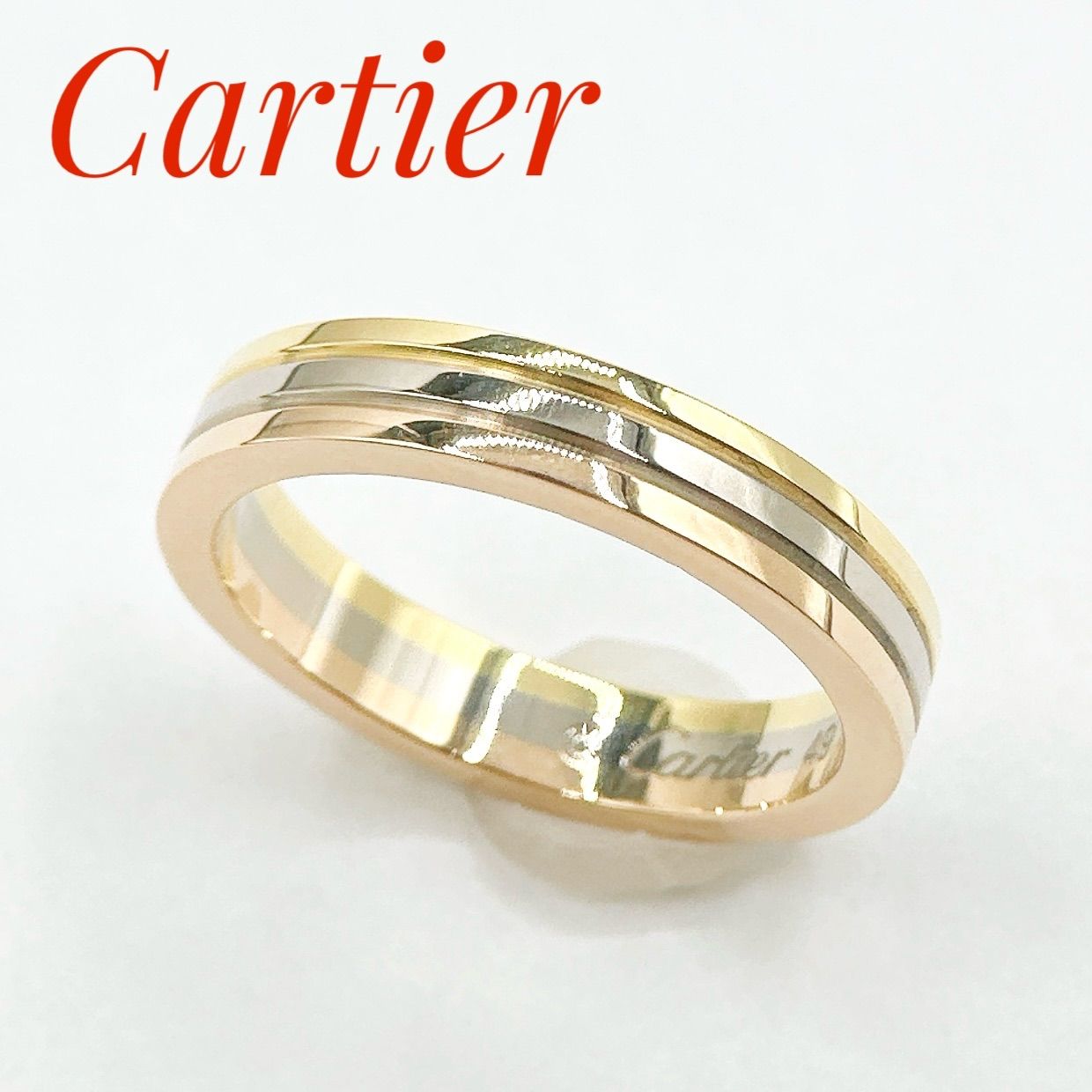 Cartier Vendome Louis Three Color Ring 49 mm