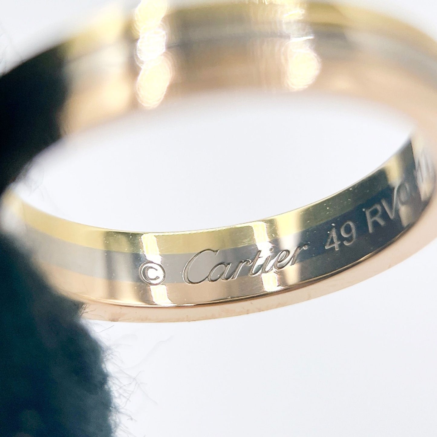 Cartier Vendome Louis Three Color Ring 49 mm — view 7