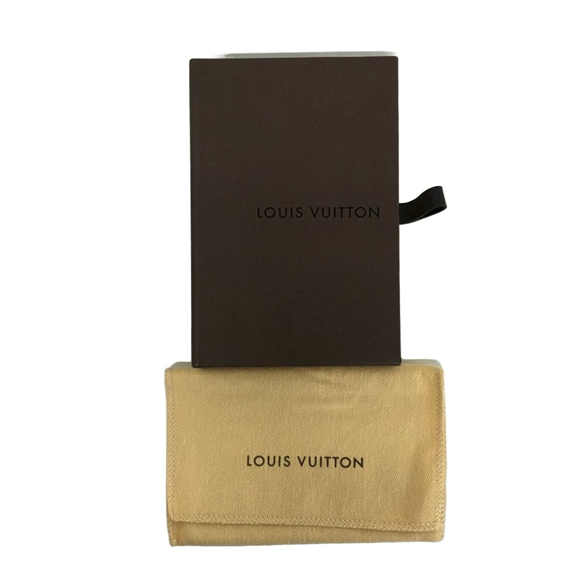 Louis Vuitton Card Case Monogram Holder Sample Dark Brown Light Pink — view 5