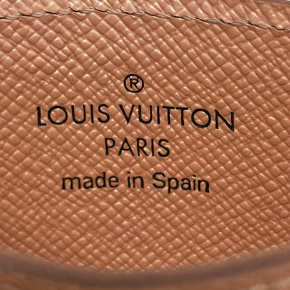 Louis Vuitton Card Case Monogram Holder Sample Dark Brown Light Pink — view 4