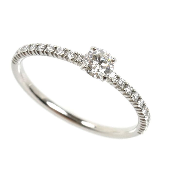 Cartier Etain Cell de Solitaire Half Eternity Ring Diamond