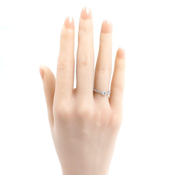 Cartier Etain Cell de Solitaire Half Eternity Ring Diamond — view 7