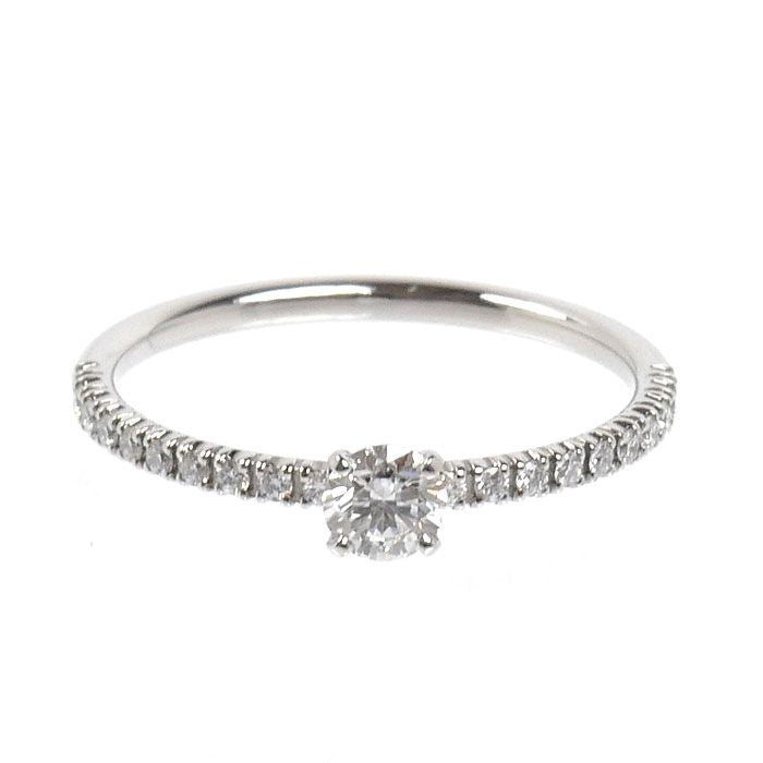 Cartier Etain Cell de Solitaire Half Eternity Ring Diamond — view 3