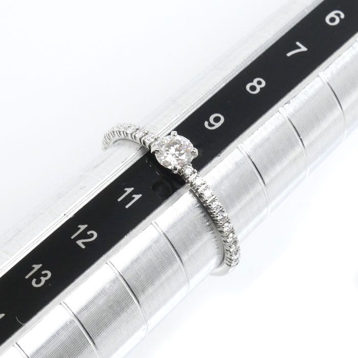 Cartier Etain Cell de Solitaire Half Eternity Ring Diamond — view 6