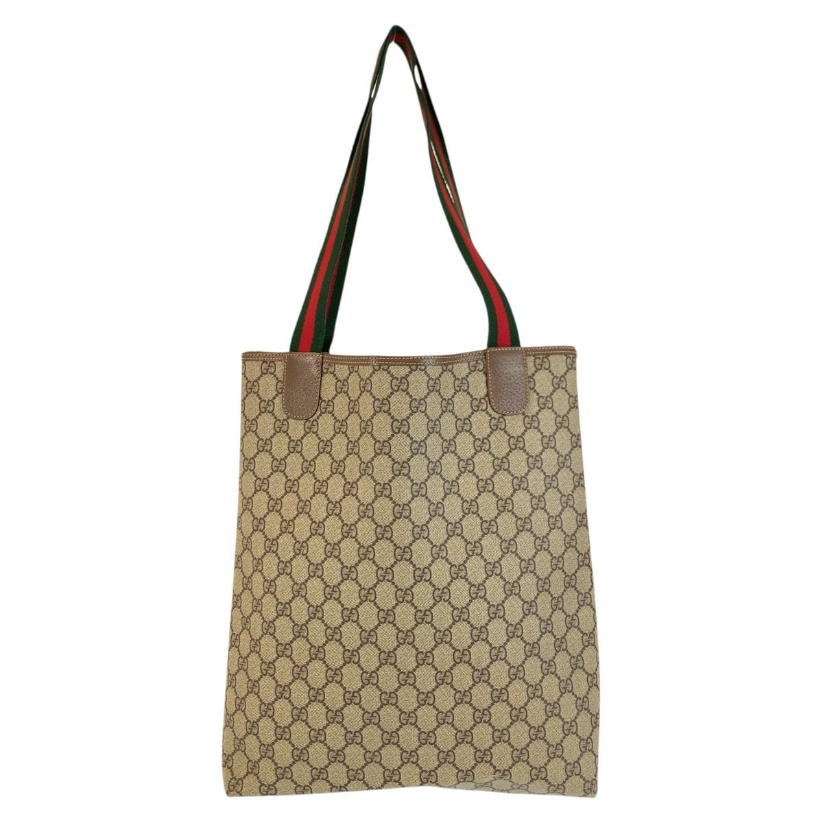 Gucci Sherry Line Beige GG Supreme Canvas 002 58 Tote Shoulder Bag — view 2