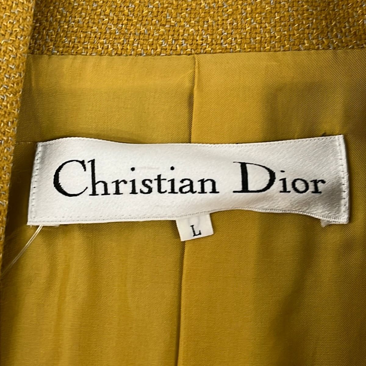 Dior Jacket L Yellow Spring Autumn — view 3