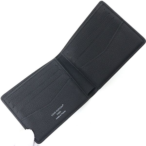Louis Vuitton Portefeuille Calf Damoflage Black Canvas Noir Wallet — view 4
