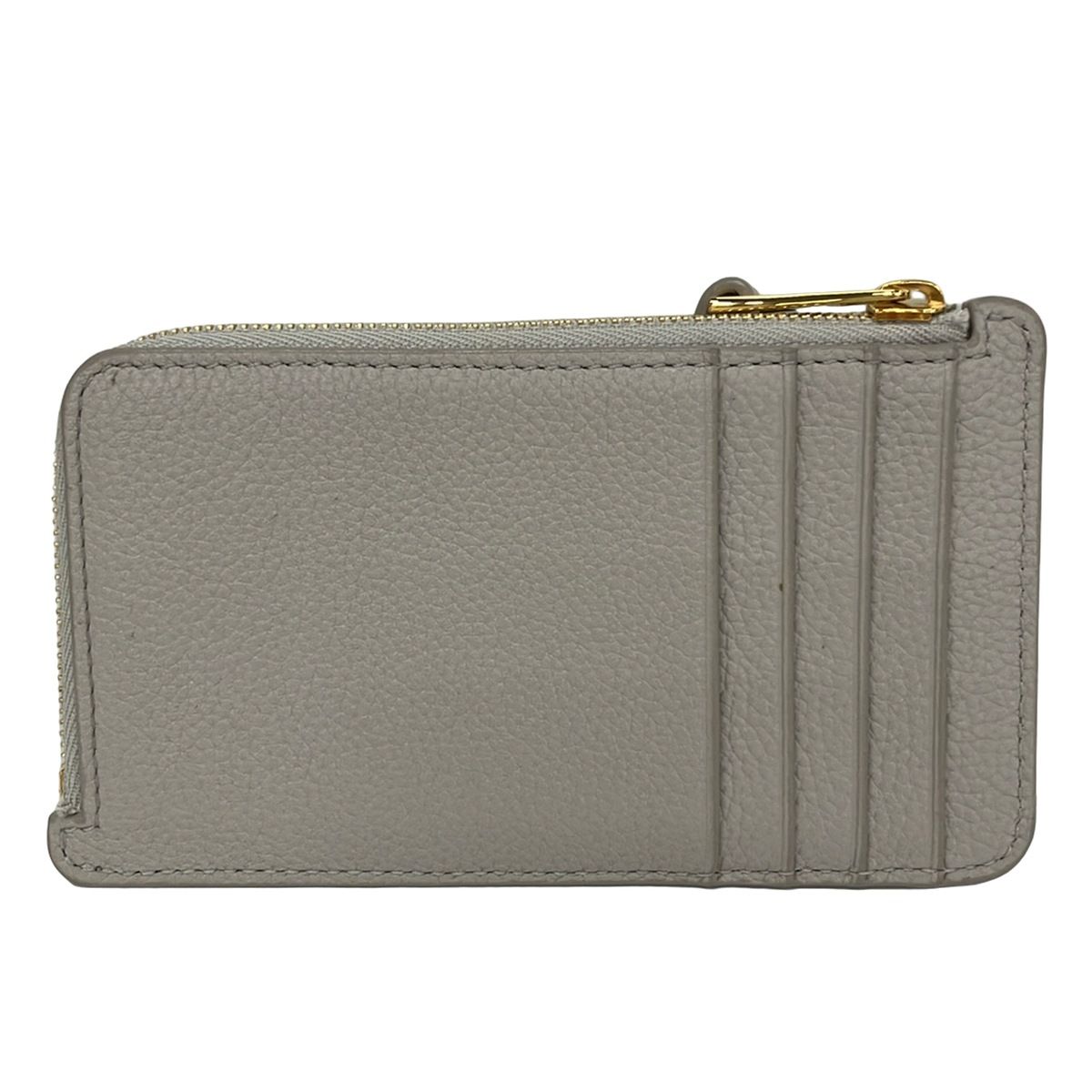 Loewe Coin Case Card Holder Light Gray L-shaped Fastener Fragment — view 2