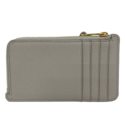 Loewe Coin Case Card Holder Light Gray L-shaped Fastener Fragment — view 2