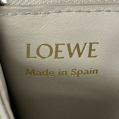 Loewe Coin Case Card Holder Light Gray L-shaped Fastener Fragment — view 4