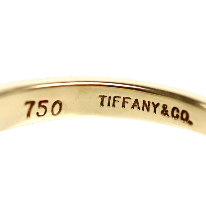 Tiffany & Co 18k Yellow Gold Ring Emerald — view 5