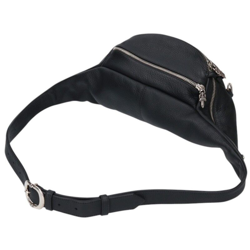 Chrome Hearts 1 Snat Pack Daga Zip Gun Slinger Belt Leather Waist Bag — view 2