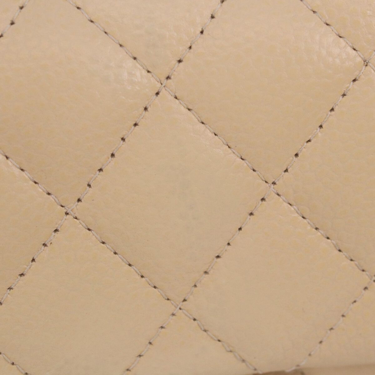 Chanel Beige Caviar Silver Mini Quilted 20 Shoulder Bag — view 4