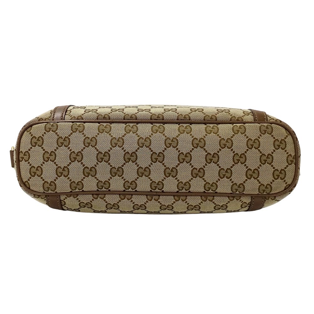 Gucci Tote Shoulder Bag 2-Way GG Canvas Beige Brown — view 3