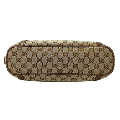 Gucci Tote Shoulder Bag 2-Way GG Canvas Beige Brown — view 3