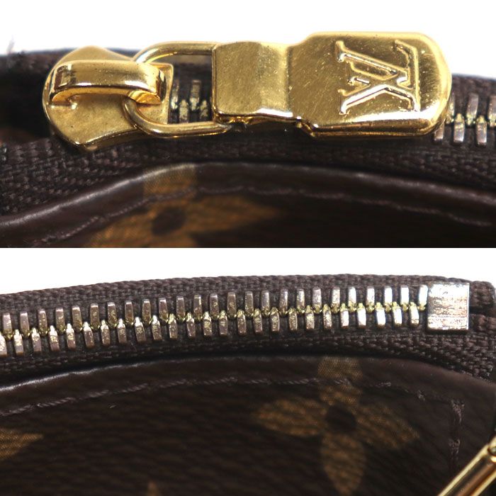Louis Vuitton Multi Pochette Accessoire 2-Way Shoulder Bag Monogram Brown Khaki — view 8