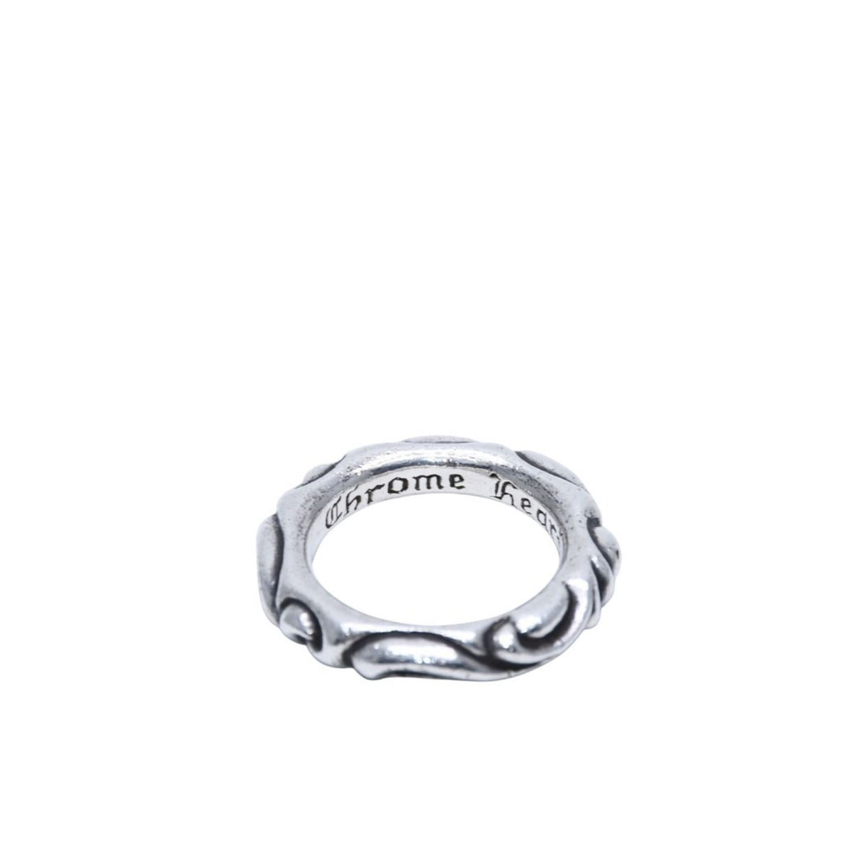 Chrome Hearts Scroll Band Ring 925 Sterling Silver — view 4