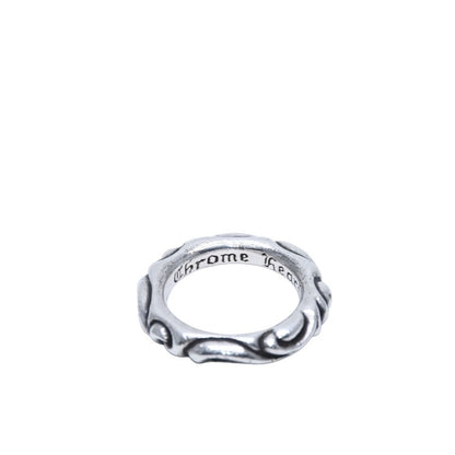 Chrome Hearts Scroll Band Ring 925 Sterling Silver — view 4