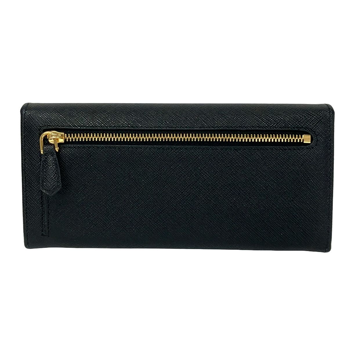 Prada Wallet Black Hibiscus Inside Multicolor Leather — view 2