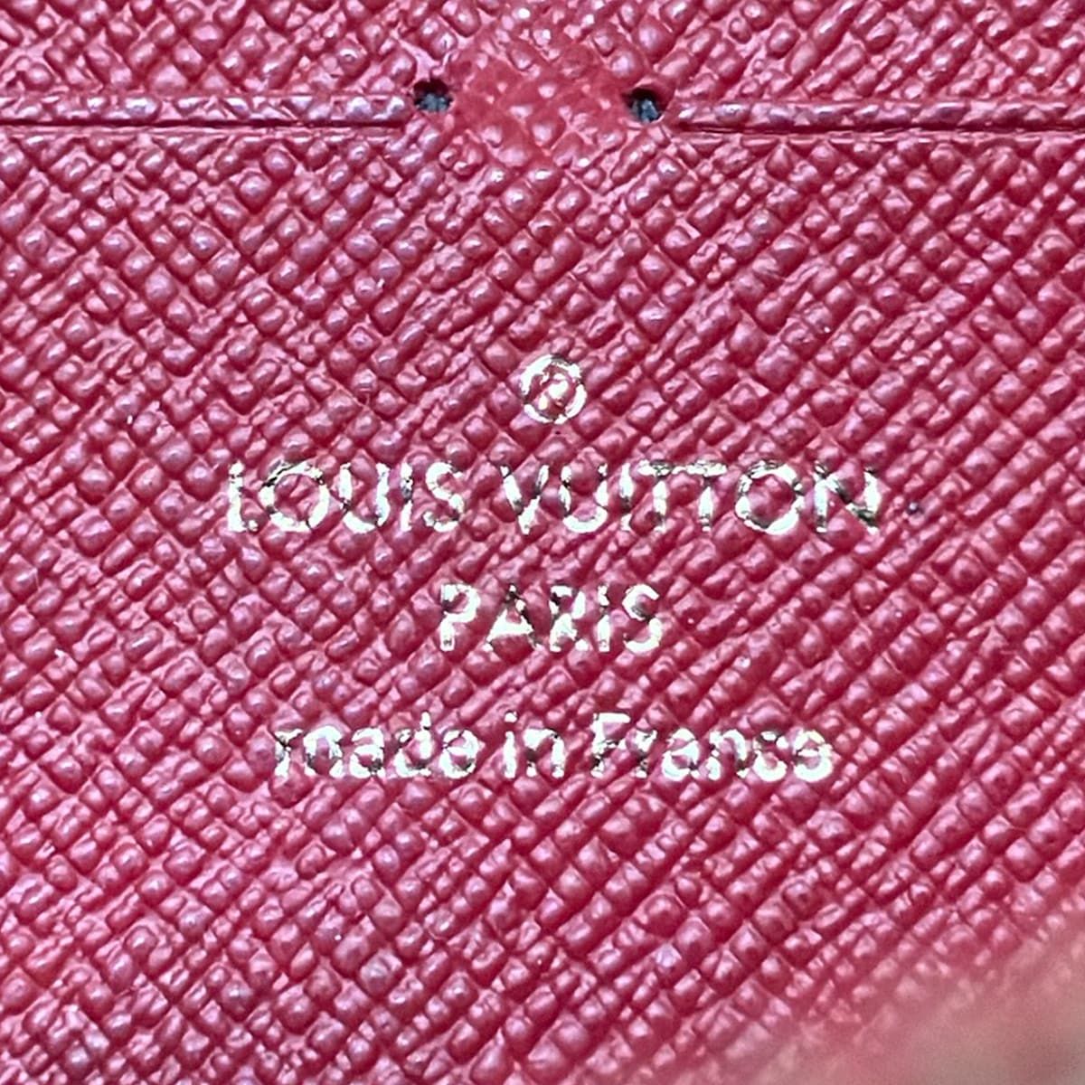 Louis Vuitton Wallet Monogram Zippy Cerise Leather — view 5