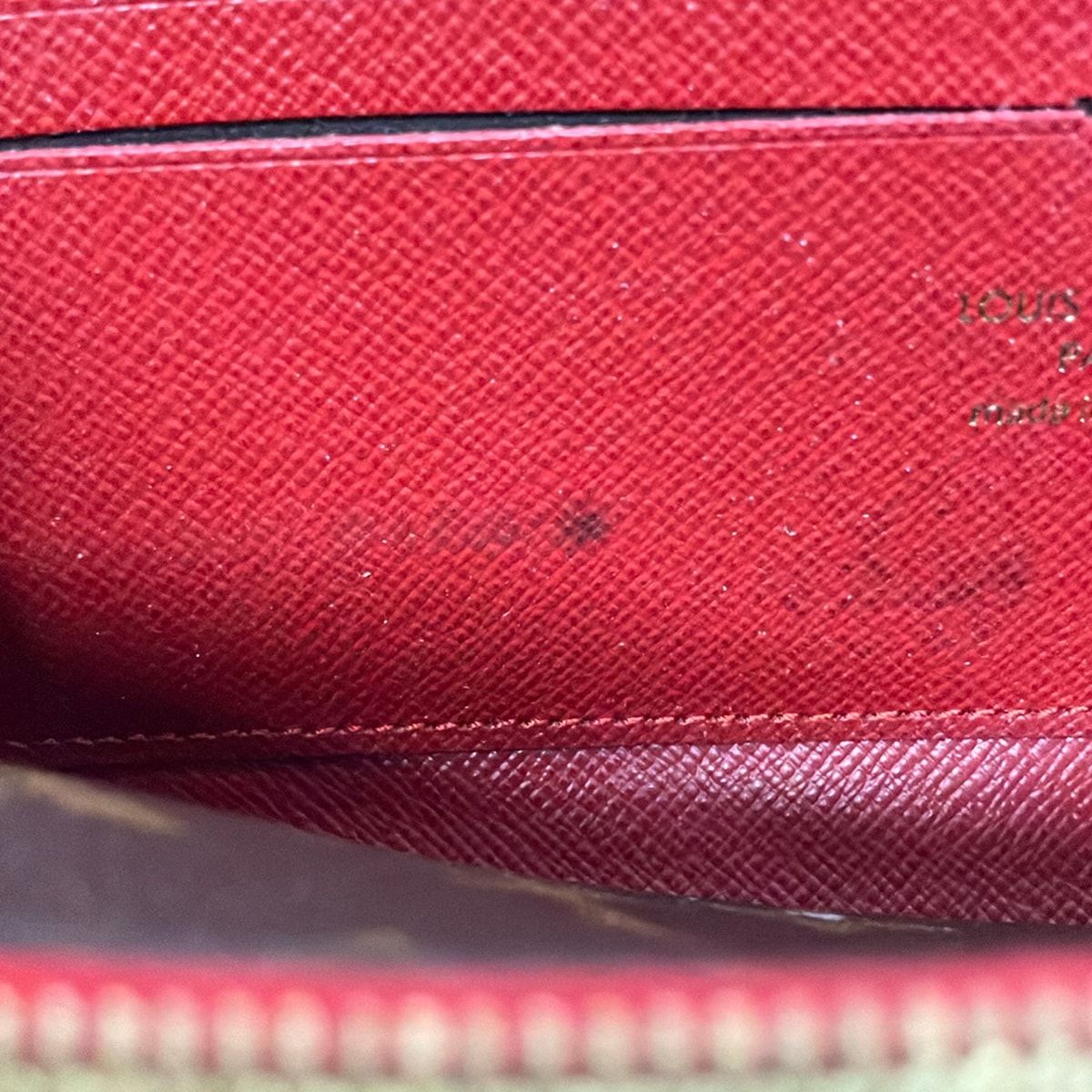 Louis Vuitton Wallet Monogram Zippy Cerise Leather — view 7