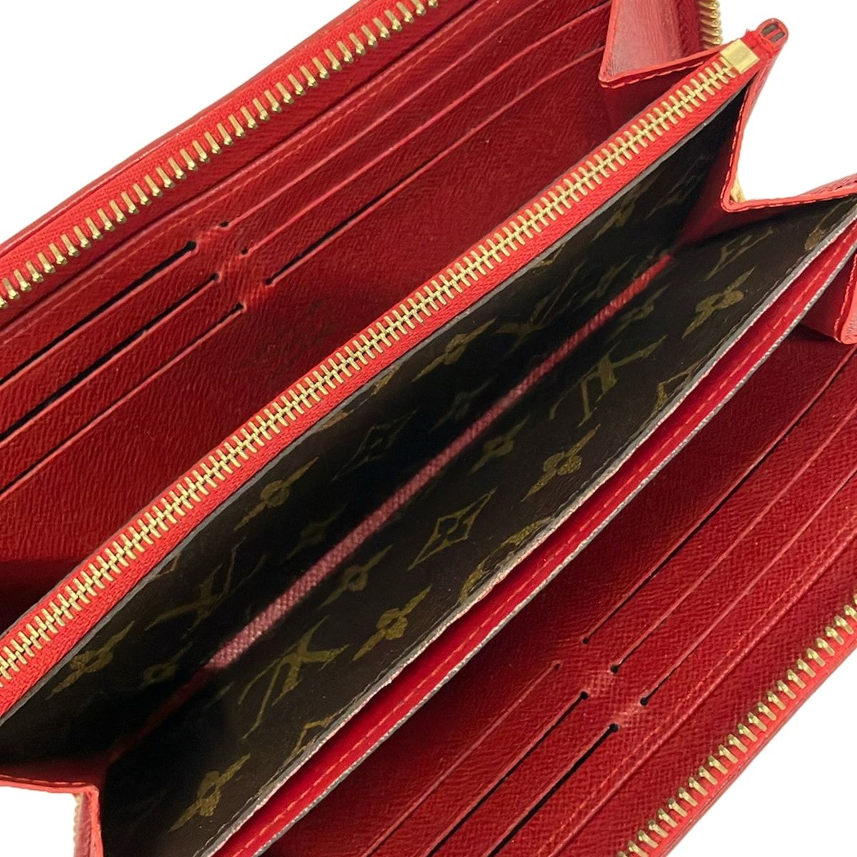 Louis Vuitton Wallet Monogram Zippy Cerise Leather — view 3