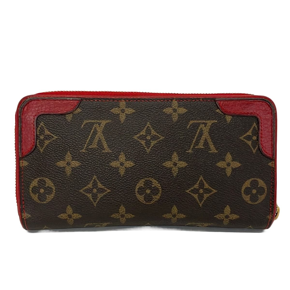 Louis Vuitton Wallet Monogram Zippy Cerise Leather — view 2