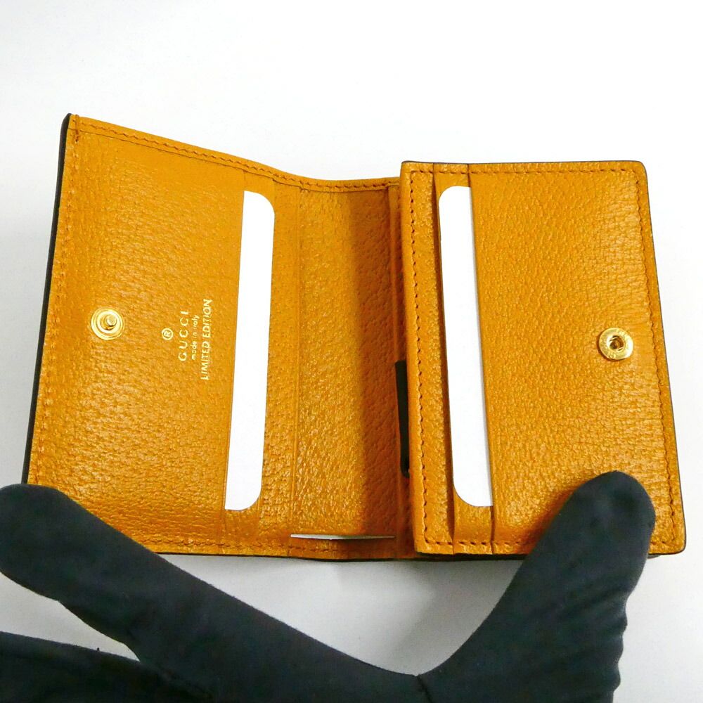 Gucci GG Supreme Bifold Wallet Exo Kai Collaboration Limited Teddy Bear — view 5