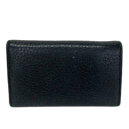 Prada Key Case Black 6 Hooks Leather Key Holder — view 2