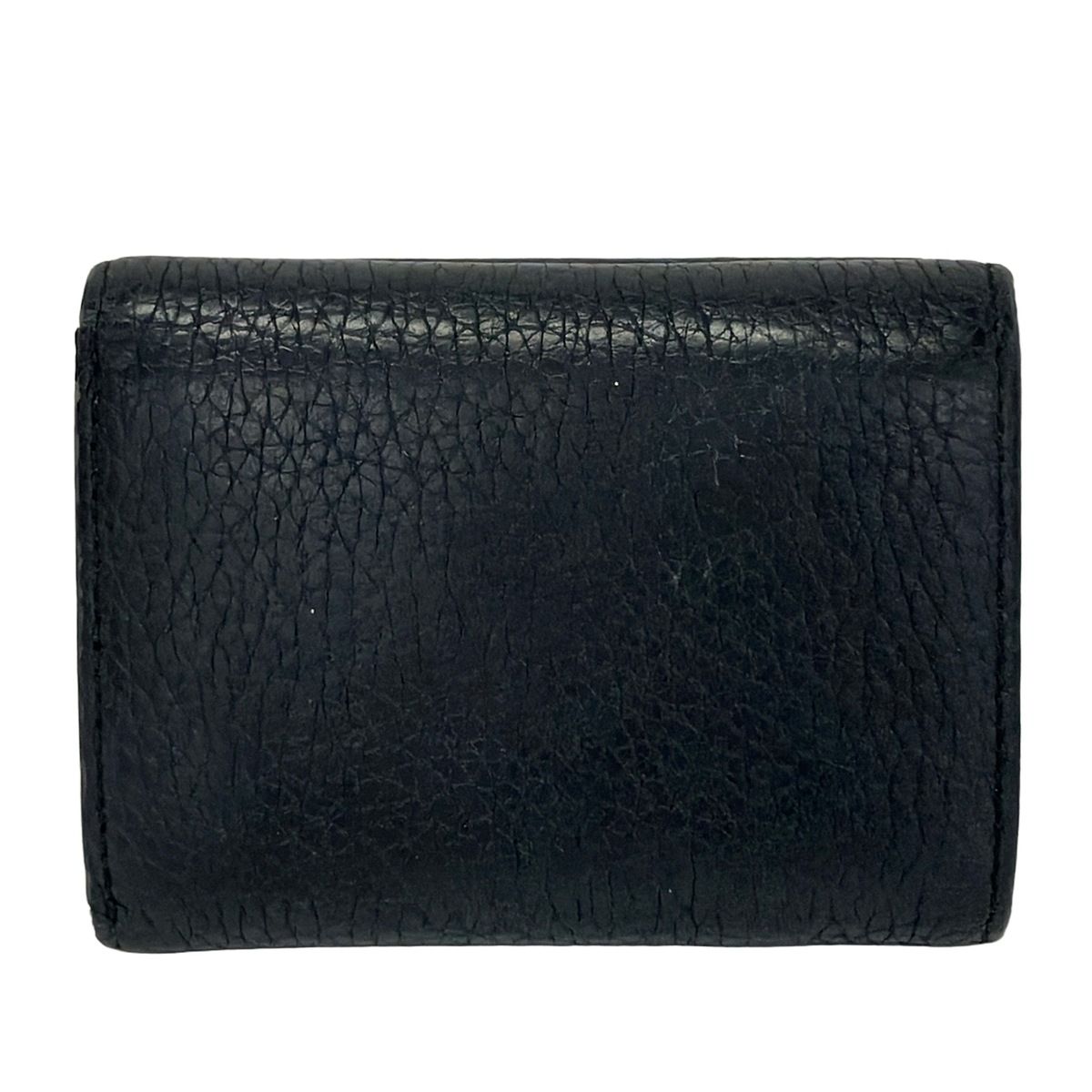 Prada Trifold Wallet Black Leather — view 2