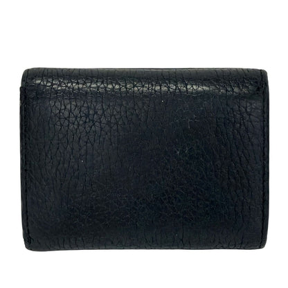 Prada Trifold Wallet Black Leather — view 2