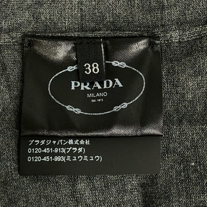 Prada Sleeveless Sweater 38 S Dark Gray — view 5