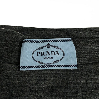 Prada Sleeveless Sweater 38 S Dark Gray — view 3
